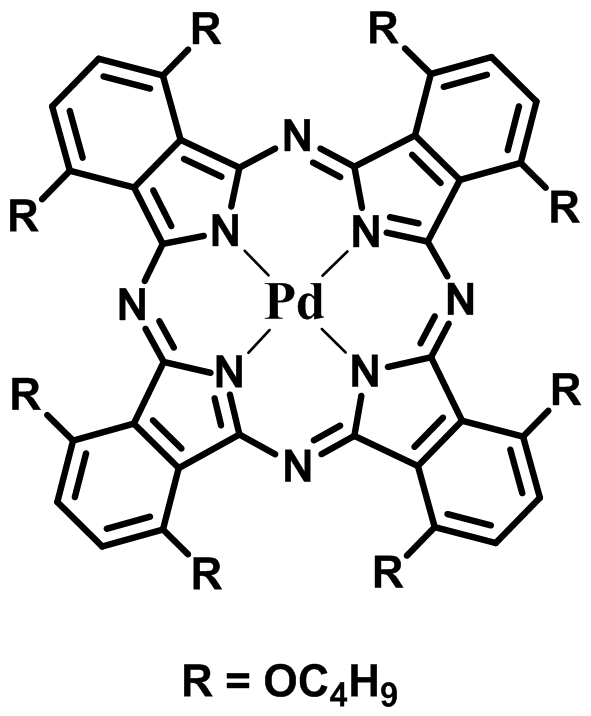 1,4,8,11,15,18,22,25-Octabutoxy-29H,31H-palladium(II) phthalocyanine
