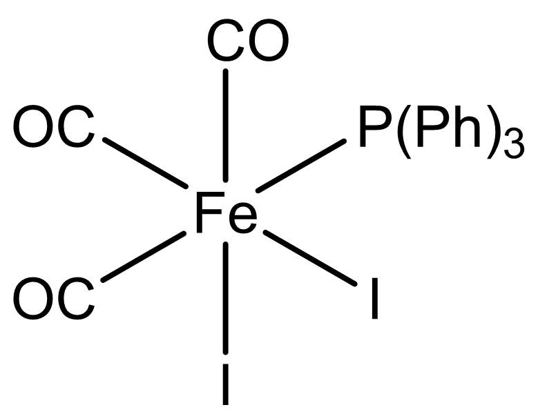 CO prodrug, [Fe(CO)3I2(PPh3)]