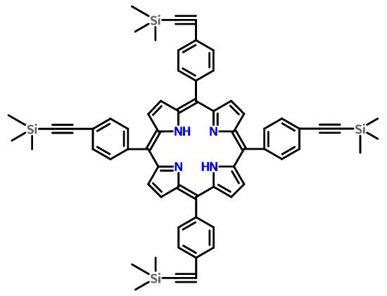 21H,​23H-​Porphine, 5,​10,​15,​20-​tetrakis[4-​[2-​(trimethylsilyl)​ethynyl]​phenyl]​-