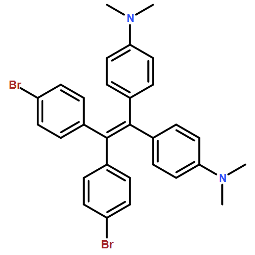 MOF&[1,1-bis(4-N,N-dimethylphenyl)-2,2-bis(4-bromophenyl)]ethylene