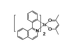 Bis(1-phenyl-isoquinoline-C2,N)(acetylacetonato)iridium(III)