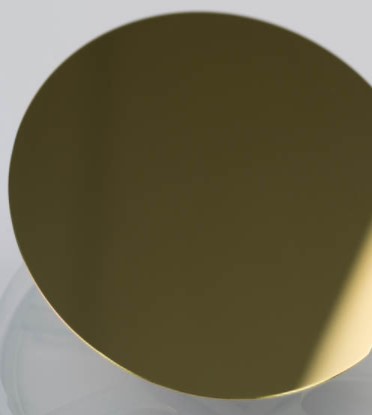 gold-plated silicon wafer