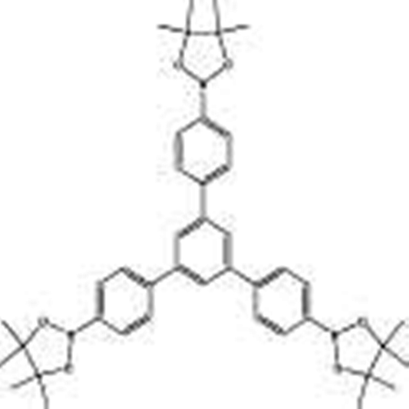 2-[4-[3,5-bis[4-(4,4,5,5 -tetramethyl-1,3,2- dioxaborolan-2- yl)phenyl]phenyl] phenyl]-4,4,5,5- tetramethyl-1,3,2- dioxaborolane