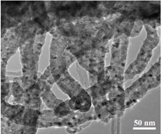 Nickel oxide coated carbon nanotube material