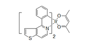 Bis(4-phenyl-thieno[3,2-c]pyridinato-C2,N)(acetylacetonato)iridium(III)