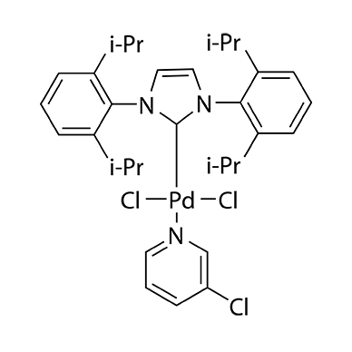 [1,3-bis(2,6-diisopropylbenzene)imidazol-2-ylidene](3-chloropyridyl)palladium(II) dichloride PEPPSI-IPr catalyst