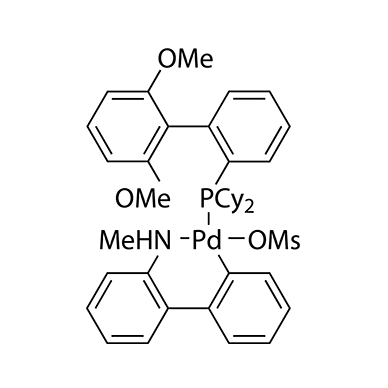 Methanesulfonato(2-Dicyclohexylphosphino-2,6-dimethoxybiphenyl)(2-methylamino-1,1-biphenyl-2-yl)palladium(II)