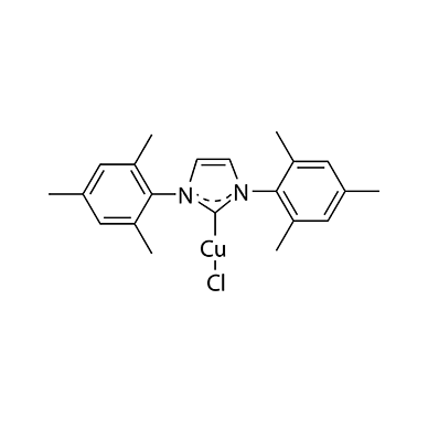 Chloro[1,3-Bis(2,4,6-trimethylphenyl)imidazol-2-ylidene]copper(I)