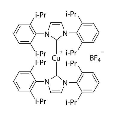 Bis(1,3-bis(2,6-diisopropylphenyl)imidazol-2-ylidene)copper(I)tetrafluoroborate