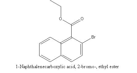 1-Naphthalenecarboxylic acid, 2-bromo-, ethyl ester