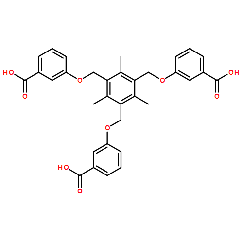 Benzoic acid, 3,3,3-[(2,4,6-trimethyl-1,3,5-benzenetriyl)tris(methyleneoxy)]tris-