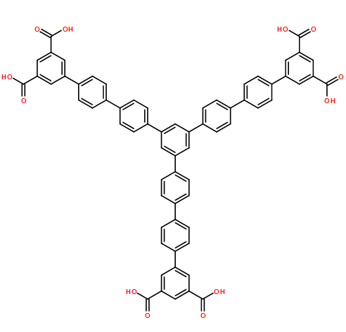 1,​3,​5-​tris(3,​5-​dicarboxylate-​p-​biphenylene)​benzene