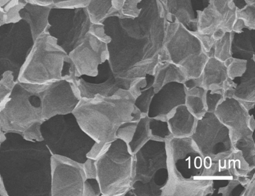 Three-dimensional porous carbon/nitrogen-doped niobium oxide composite