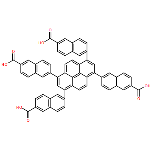 6,6,6,6-(1,3,6,8-pyrenetetrayl)tetrakis-2-Naphthalenecarboxylic acid