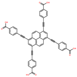 4,4,4,4-(1,3,6,8-Pyrenetetrayltetra-2,1-ethynediyl)tetrakis benzoic acid