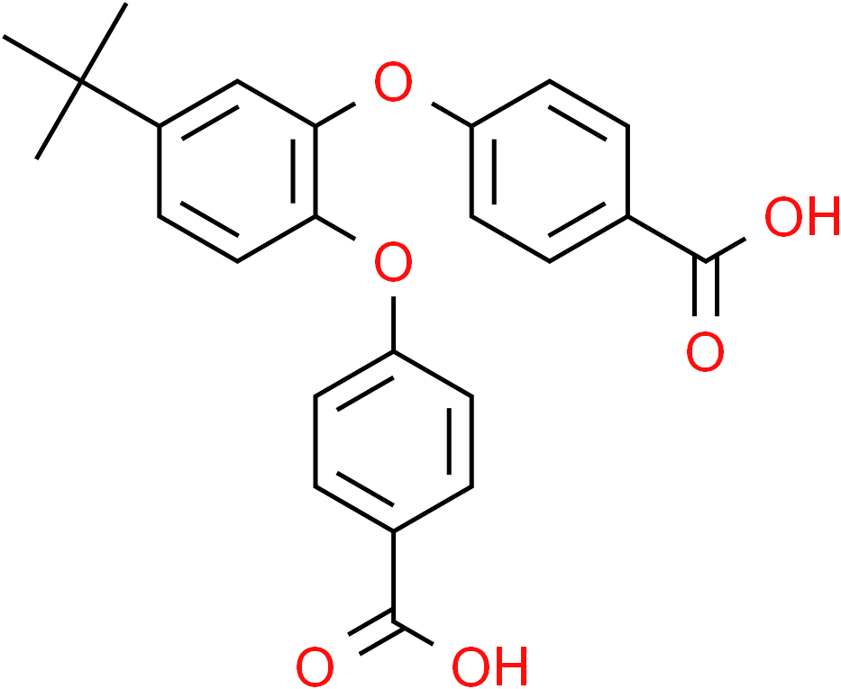 4,4-[[4-(1,1-dimethylethyl)-1,2-phenylene]bis(oxy)]bis-benzoic acid
