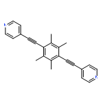 4,4-[(2,3,5,6-tetramethyl-1,4-phenylene)di-2,1-ethynediyl]bis-Pyridine