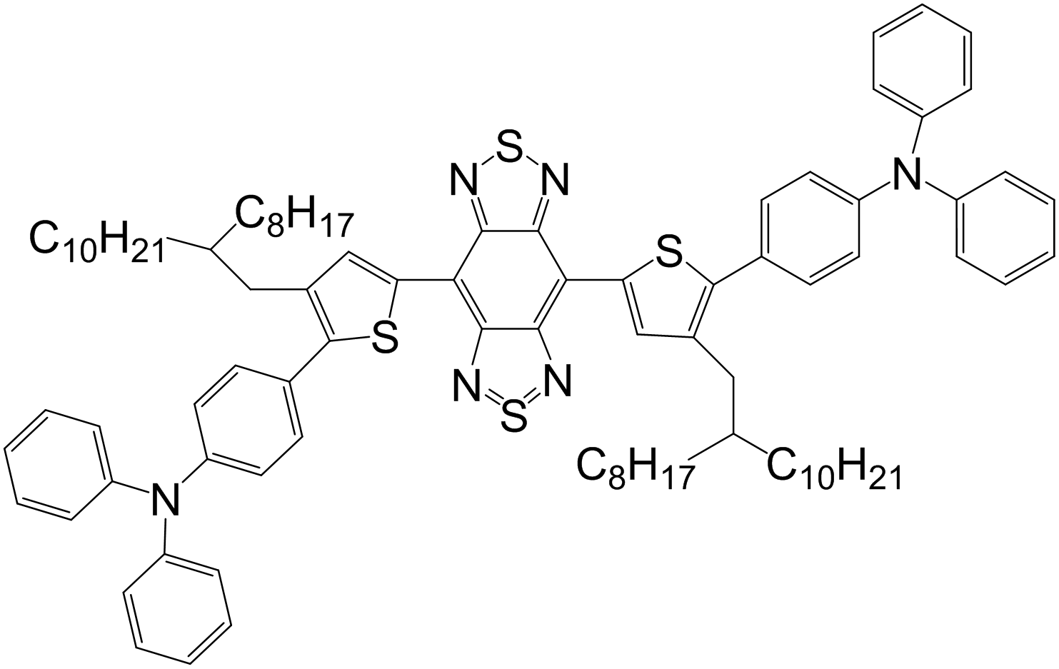 Near-infrared two-region fluorescent dye BBTDT-TPA (em = 1100 nm)