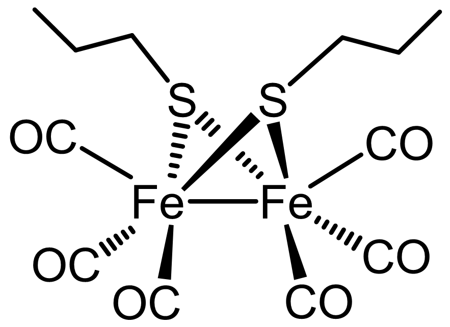 CO prodrug, [Fe2(-SCH2CH2CH3)(CO)6]