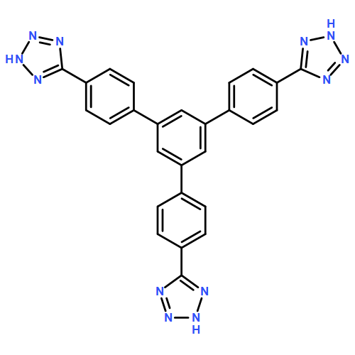 1,3,5-Tri-p-(tetrazol-5-yl)phenylbenzene