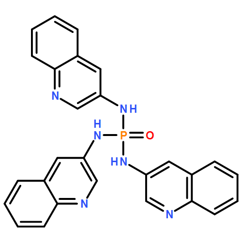 N,N,N-tris(3-aminoquinolino)phosphoric triamide