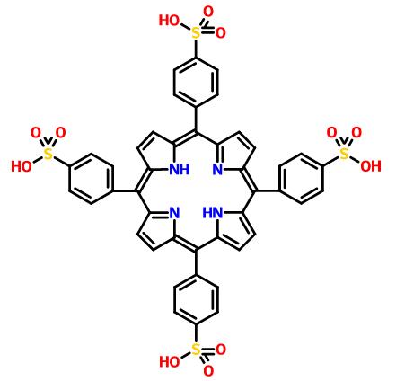 Benzenesulfonic acid, 4,​4‘,​4‘‘,​4‘‘‘-​(21H,​23H-​porphine-​5,​10,​15,​20-​tetrayl)​tetrakis-