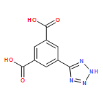 1,​3-​Benzenedicarboxylic acid, 5-​(2H-​tetrazol-​5-​yl)​-