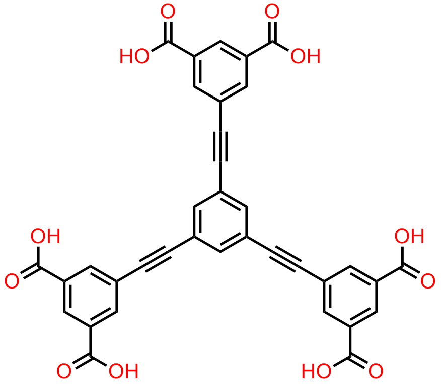1,3,5-tris(3,5-dicarboxyphenylethynyl)benzene