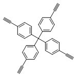 COF&Benzene, 1,1‘,1‘‘,1‘‘‘-methanetetrayltetrakis[4-ethynyl-