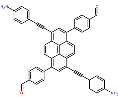 COF&4,4‘-(3,8-bis((4-aminophenyl)ethynyl)pyrene-1,6-diyl)dibenzaldehyde