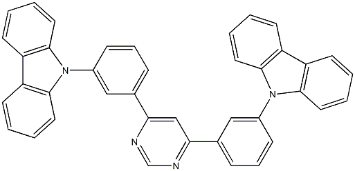 4,6-双( (9H-咔唑-9-基)-3,1- 亚苯基)嘧啶