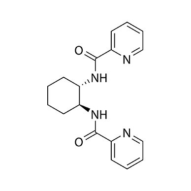 (+)-N,N‘-(1S,2S)-1,2-二氨基环己烷二基双(2-吡啶甲酰胺)