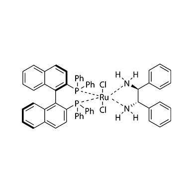 Dichloro[(R)-(+)-2,2-bis(diphenylphosphino)-1,1-binaphthyl][(1S,2S)-(-)-1,2-diphenylethylenediamine]ruthenium(II)