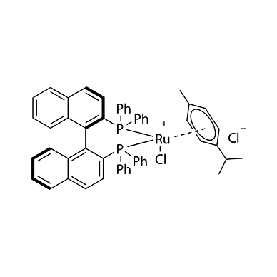 (R)-(+)-2,2‘-双(二苯基膦)-1,1‘-联萘](对异丙基甲苯)二氯化钌(II）