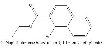 2-Naphthalenecarboxylic acid, 1-bromo-ethyl ester