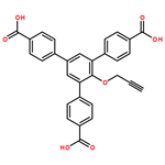 5‘-(4-carboxyphenyl)-2‘-(2-propyn-1-yloxy)-[1,1‘:3‘,1‘‘-terphenyl]-4,4‘‘-dicarboxylic acid